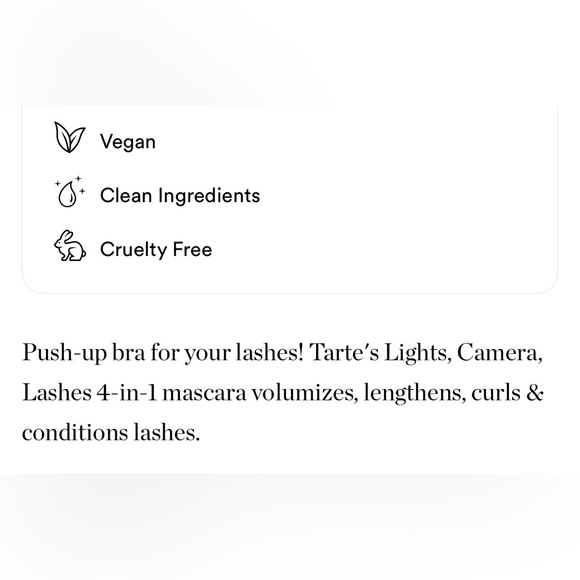 LAST 1! Tarte Lights Lashes 4-in-1 Mascara BLACK π NEW Full Size - Picture 7 of 10